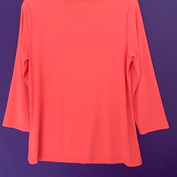 NWT Women's Anne Klein Blouse 3/4 Sleeves Medium - Picture 7 of 11